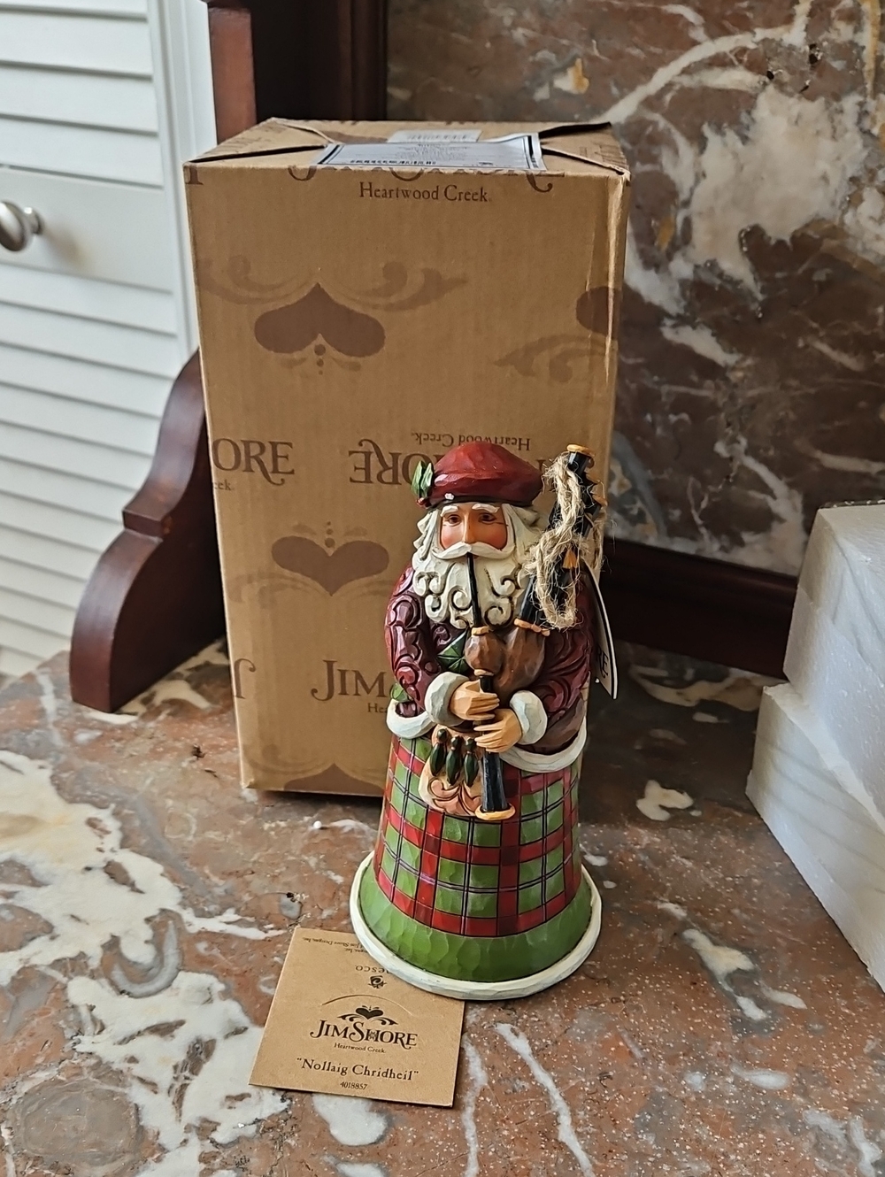 2010 Jim Shore Scottish Santa Nollaig Chridheil